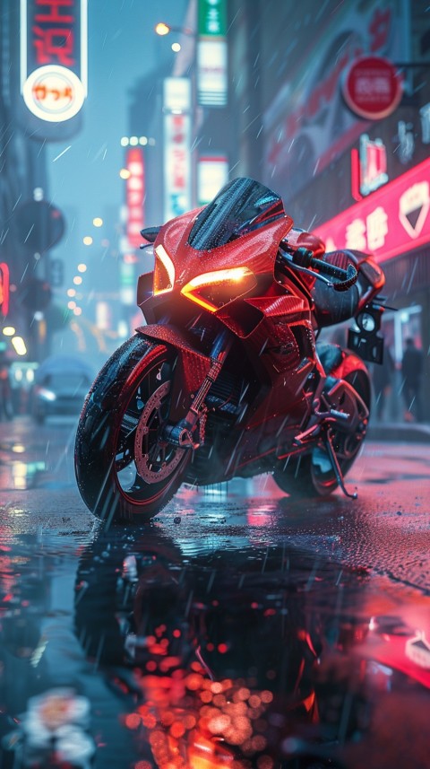 Modern Motorcycle Bike Aesthetic Wallpaper (395)