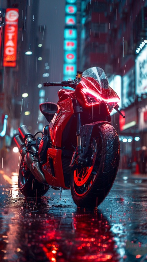 Modern Motorcycle Bike Aesthetic Wallpaper (444)