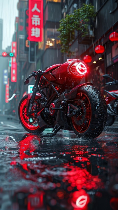 Modern Motorcycle Bike Aesthetic Wallpaper (442)