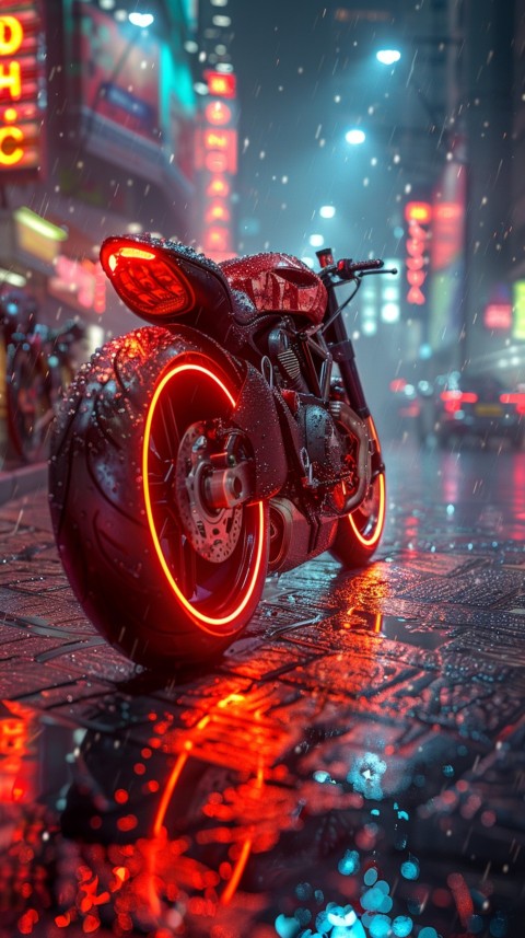 Modern Motorcycle Bike Aesthetic Wallpaper (454)