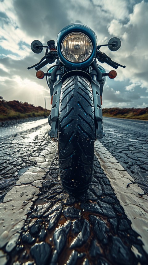 Modern Motorcycle Bike Aesthetic Wallpaper (617)
