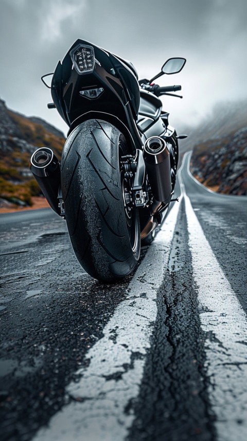 Modern Motorcycle Bike Aesthetic Wallpaper (788)