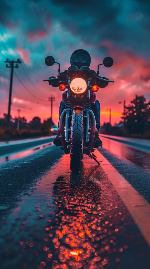 Modern Motorcycle Bike Aesthetic Wallpaper (1028)