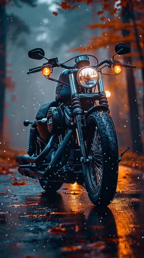 Modern Motorcycle Bike Aesthetic Wallpaper (1136)