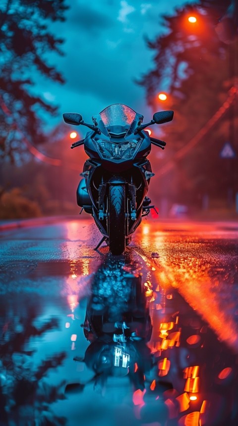 Modern Motorcycle Bike Aesthetic Wallpaper (1058)