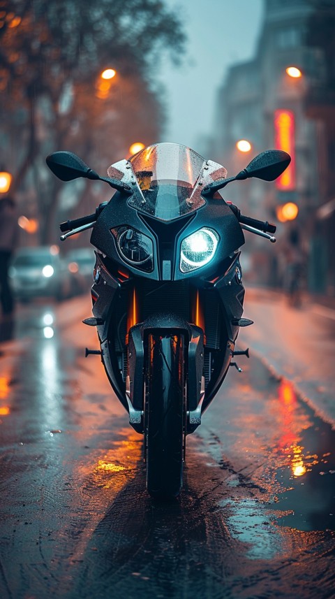 Modern Motorcycle Bike Aesthetic Wallpaper (1077)