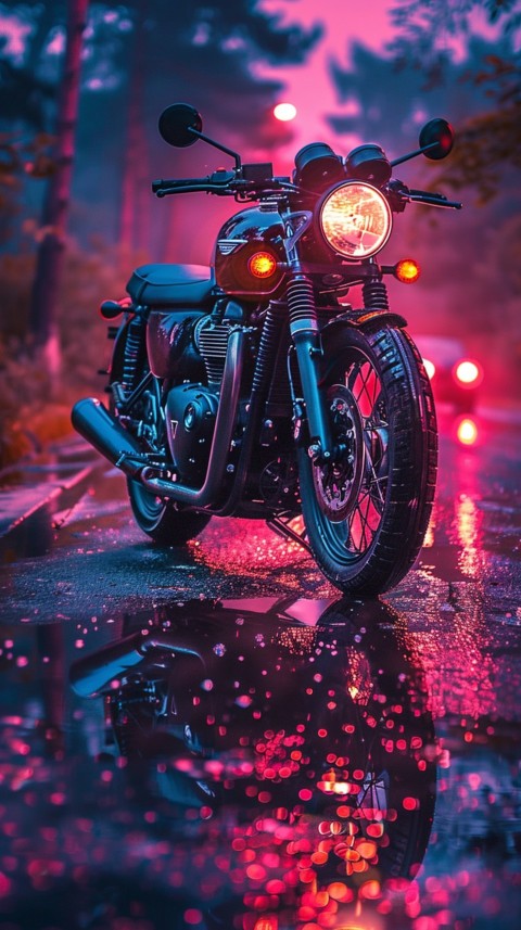 Modern Motorcycle Bike Aesthetic Wallpaper (1154)