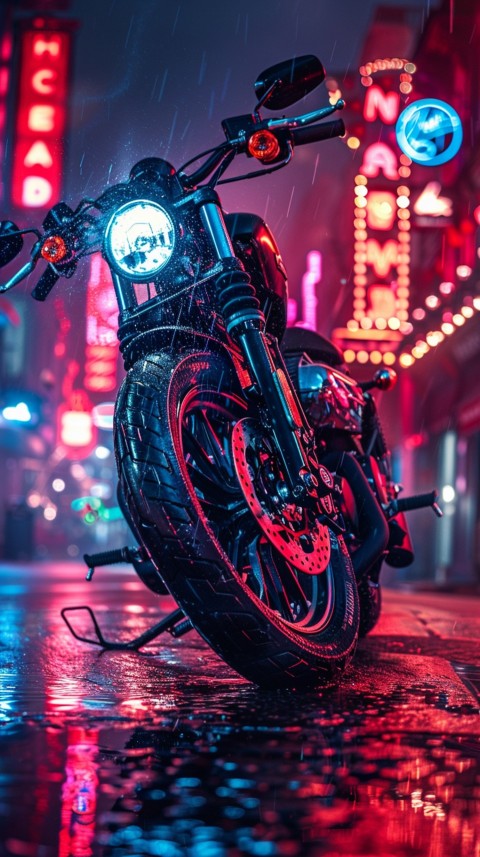 Modern Motorcycle Bike Aesthetic Wallpaper (1201)