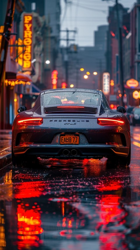 Porsche Car Aesthetic Wallpaper Background Mobile (943)