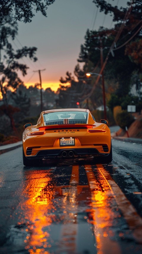 Porsche Car Aesthetic Wallpaper Background Mobile (989)