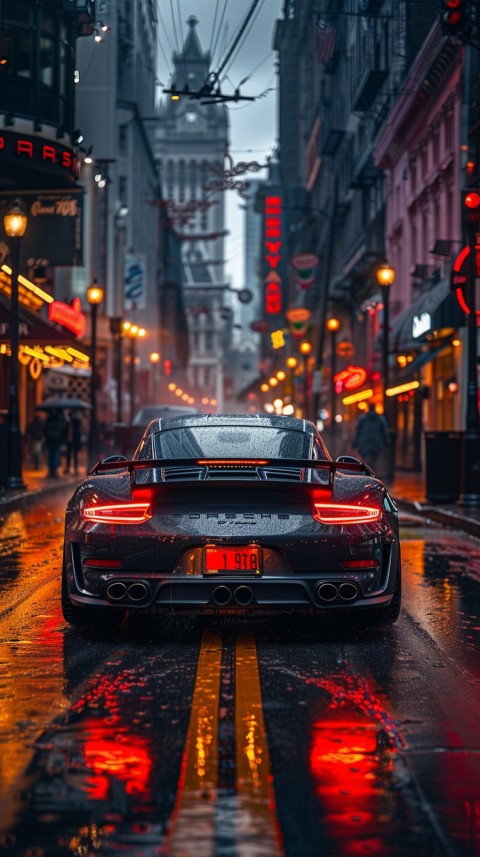 Porsche Car Aesthetic Wallpaper Background Mobile (1140)