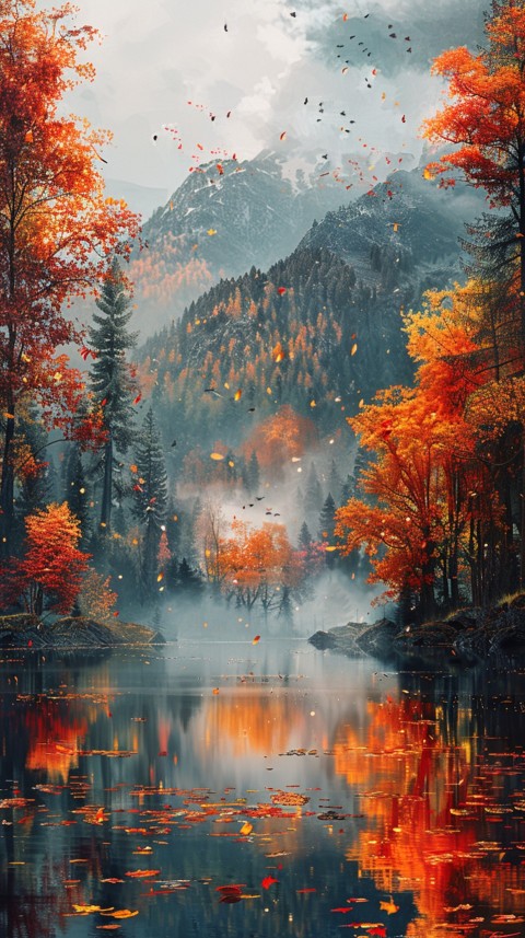 Autumn Aesthetics Vibes Fall Season Leaves and Nature Landscapes (339)