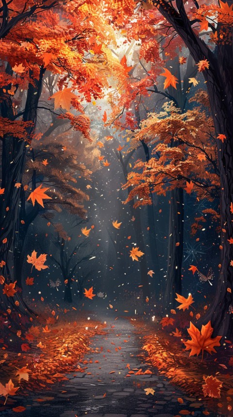 Autumn Aesthetics Vibes Fall Season Leaves and Nature Landscapes (373)