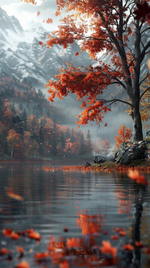 Autumn Aesthetics Vibes Fall Season Leaves and Nature Landscapes (382)