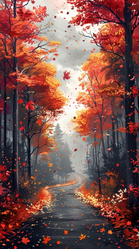 Autumn Aesthetics Vibes Fall Season Leaves and Nature Landscapes (400)