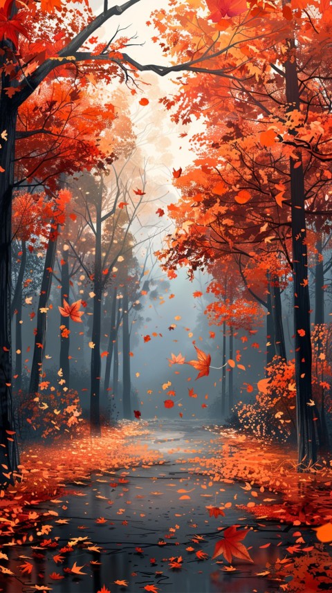 Autumn Aesthetics Vibes Fall Season Leaves and Nature Landscapes (422)