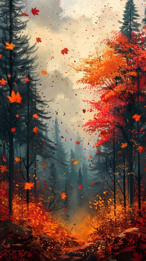 Autumn Aesthetics Vibes Fall Season Leaves and Nature Landscapes (576)