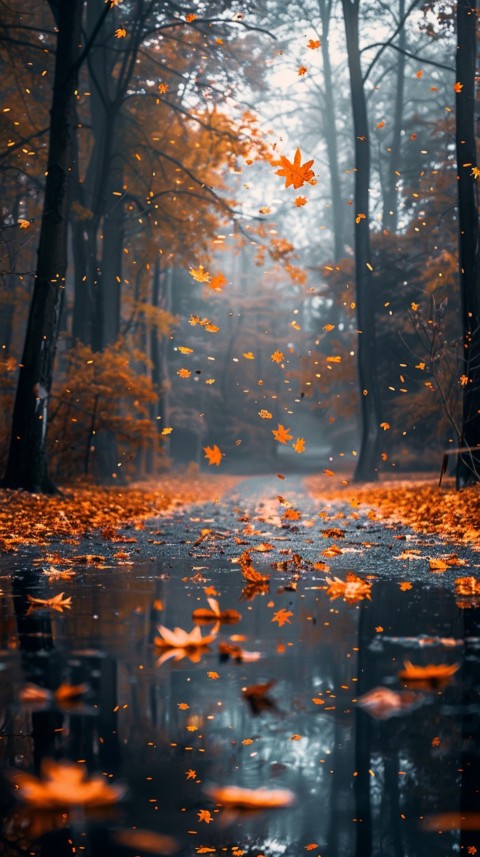 Autumn Aesthetics Vibes Fall Season Leaves and Nature Landscapes (732)