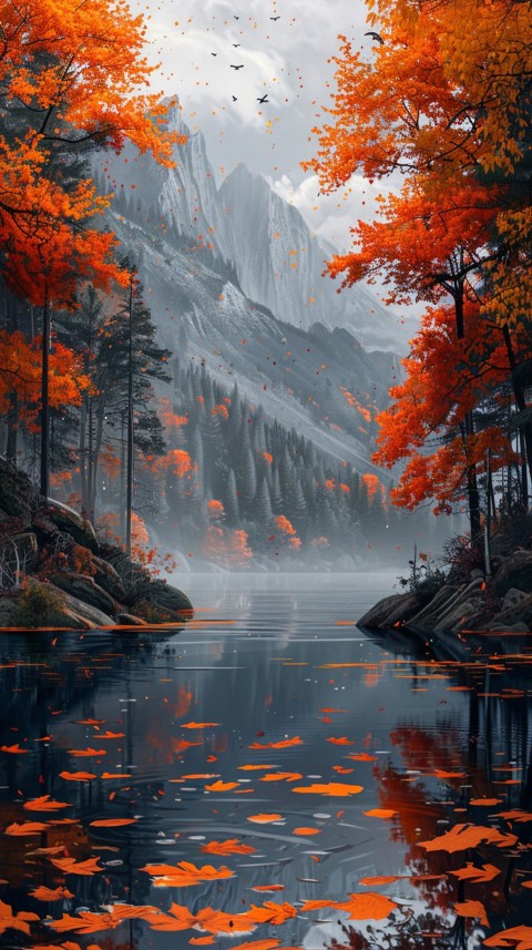 Autumn Aesthetics Vibes Fall Season Leaves and Nature Landscapes (738)