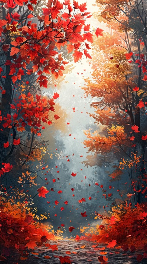 Autumn Aesthetics Vibes Fall Season Leaves and Nature Landscapes (826)