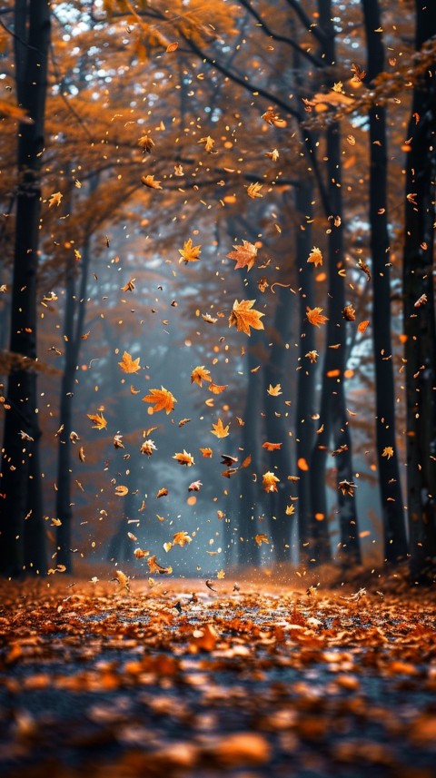 Autumn Aesthetics Vibes Fall Season Leaves and Nature Landscapes (906)