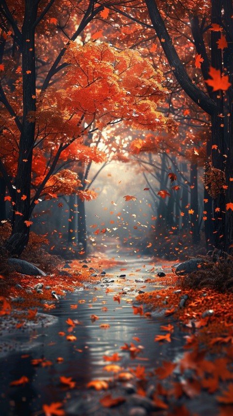 Autumn Aesthetics Vibes Fall Season Leaves and Nature Landscapes (912)