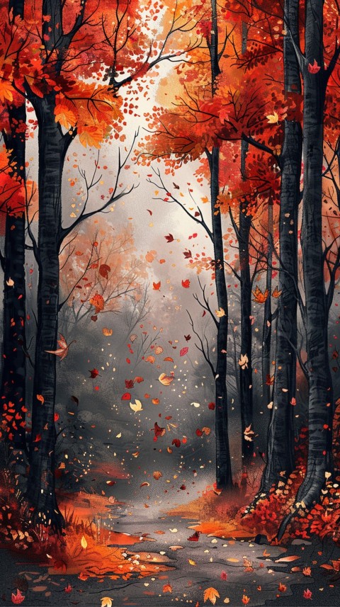 Autumn Aesthetics Vibes Fall Season Leaves and Nature Landscapes (990)