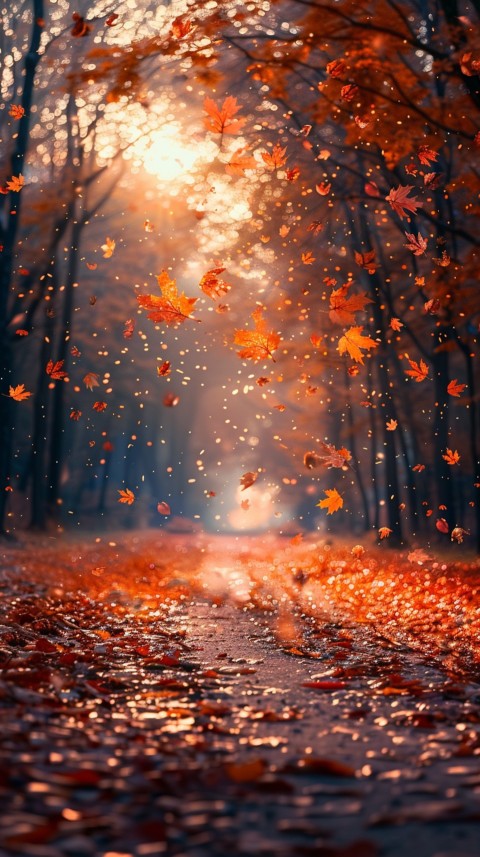 Autumn Aesthetics Vibes Fall Season Leaves and Nature Landscapes (1030)