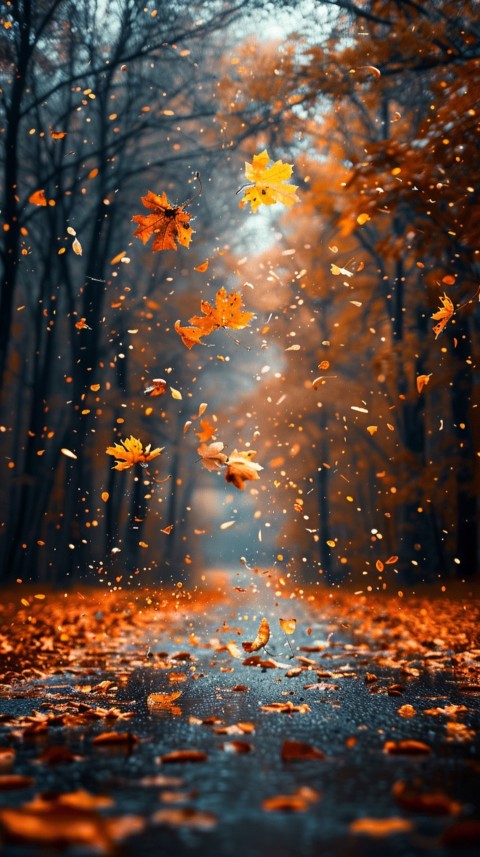 Autumn Aesthetics Vibes Fall Season Leaves and Nature Landscapes (1160)