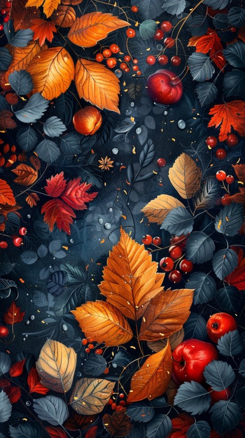 Autumn Aesthetics Vibes Fall Season Leaves and Nature Landscapes (1163)