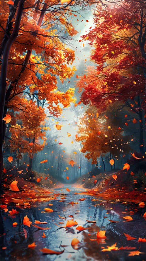 Autumn Aesthetics Vibes Fall Season Leaves and Nature Landscapes (1159)