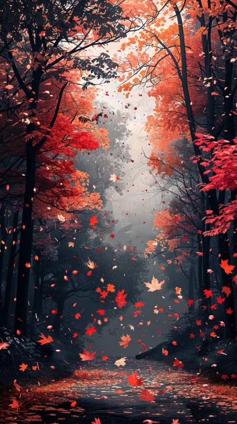 Autumn Aesthetics Vibes Fall Season Leaves and Nature Landscapes (1147)