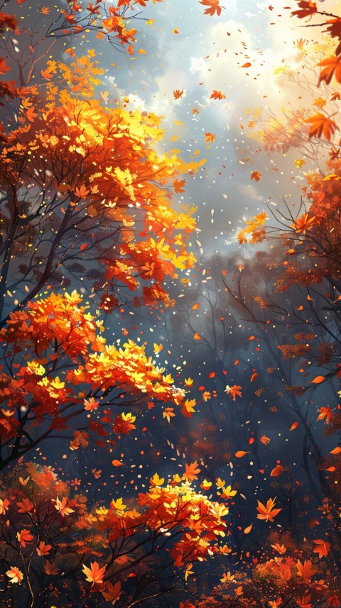 Autumn Aesthetics Vibes Fall Season Leaves and Nature Landscapes (1173)