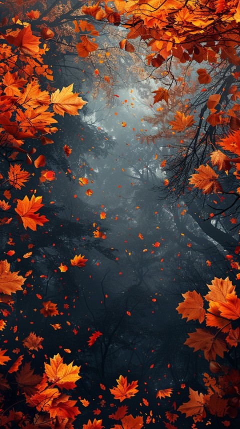 Autumn Aesthetics Vibes Fall Season Leaves and Nature Landscapes (1196)