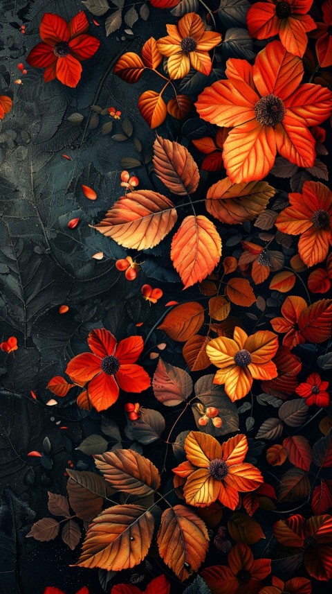 Autumn Aesthetics Vibes Fall Season Leaves and Nature Landscapes (1250)