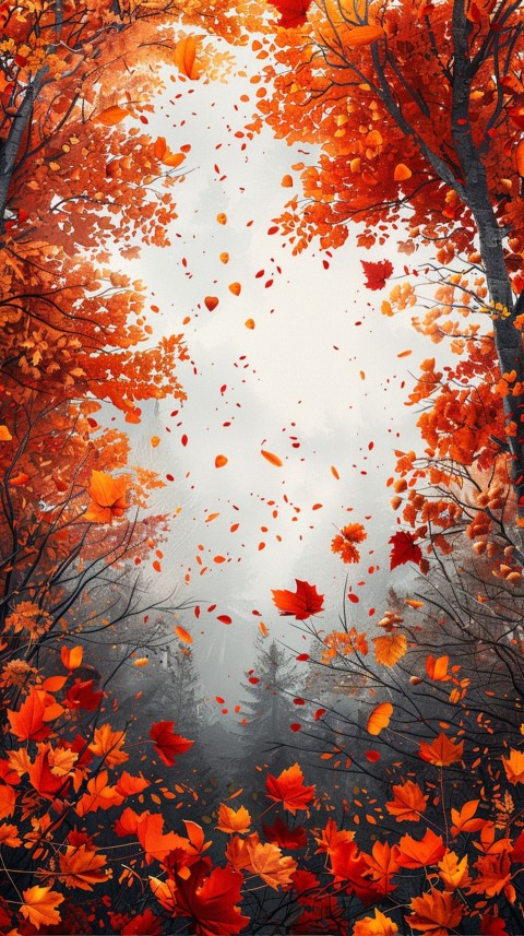 Autumn Aesthetics Vibes Fall Season Leaves and Nature Landscapes (1233)