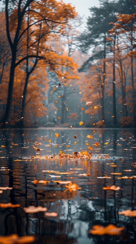 Autumn Aesthetics Vibes Fall Season Leaves and Nature Landscapes (1285)