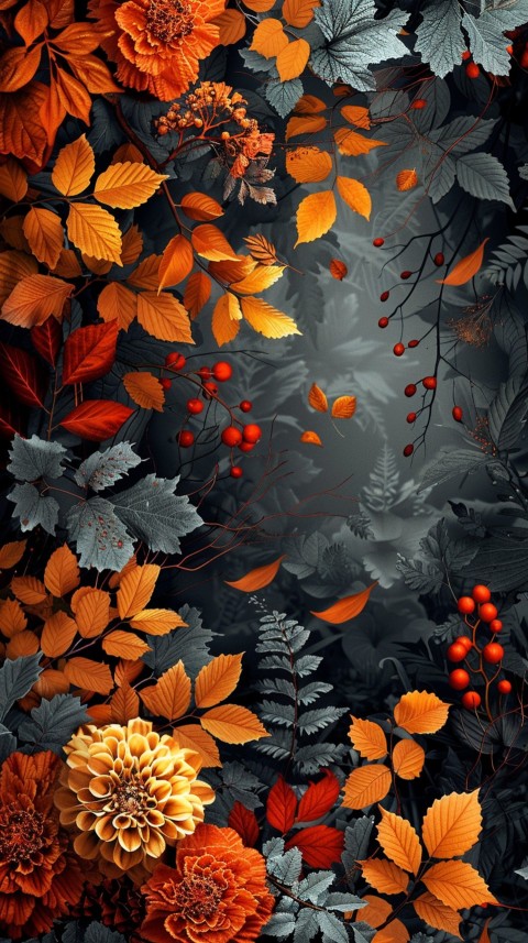 Autumn Aesthetics Vibes Fall Season Leaves and Nature Landscapes (1324)