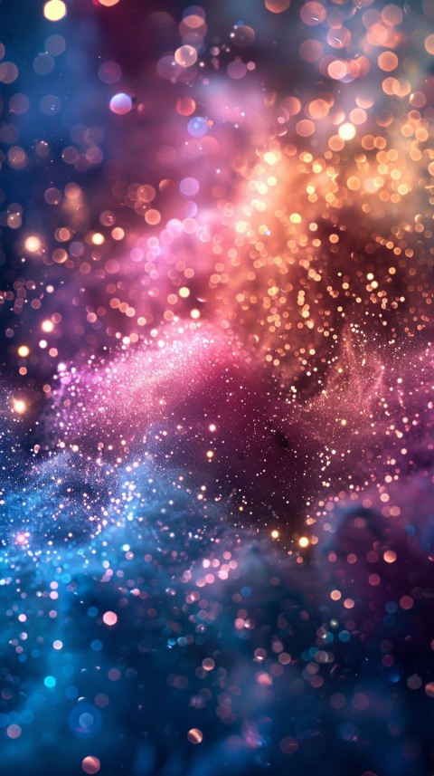 A photo of sparkling glitter in galaxy nebula pastel colors (47)