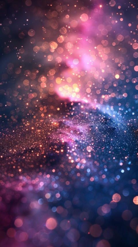 A photo of sparkling glitter in galaxy nebula pastel colors (73)