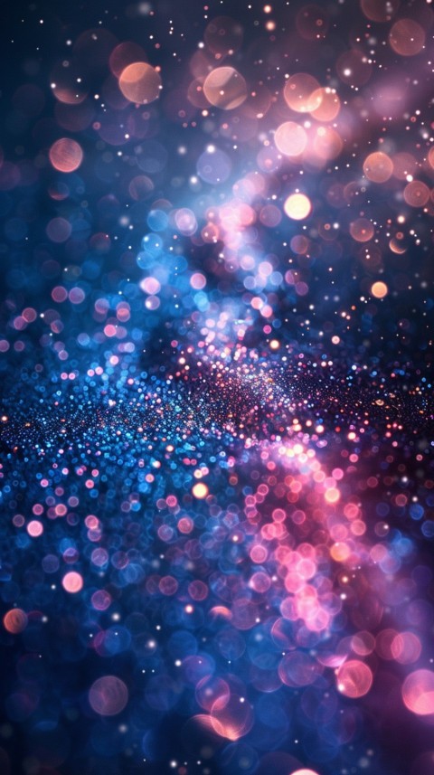 A photo of sparkling glitter in galaxy nebula pastel colors (123)