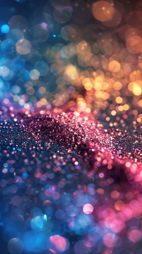 A photo of sparkling glitter in galaxy nebula pastel colors (159)