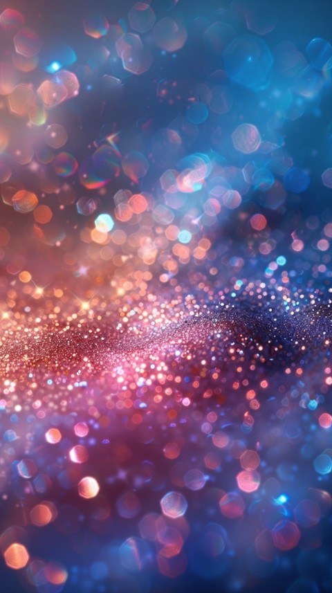 A photo of sparkling glitter in galaxy nebula pastel colors (146)