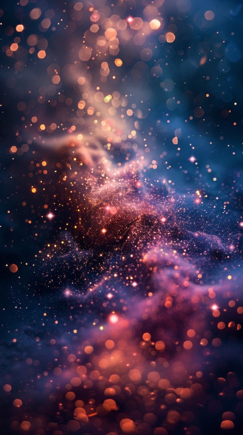 A photo of sparkling glitter in galaxy nebula pastel colors (151)