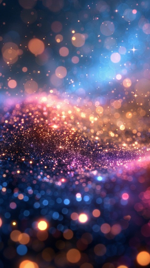 A photo of sparkling glitter in galaxy nebula pastel colors (143)