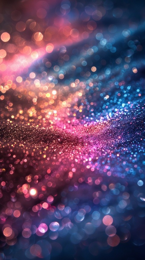 A photo of sparkling glitter in galaxy nebula pastel colors (153)