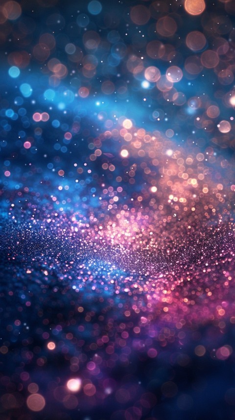 A photo of sparkling glitter in galaxy nebula pastel colors (176)