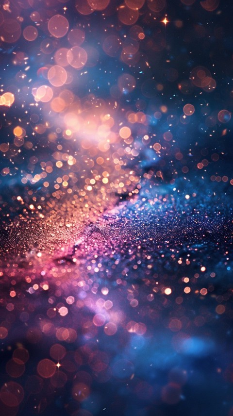 A photo of sparkling glitter in galaxy nebula pastel colors (169)