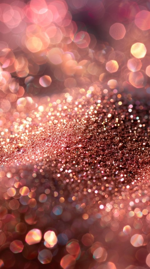 A photo of sparkling glitter in gold and rose gold pastel colors (17)