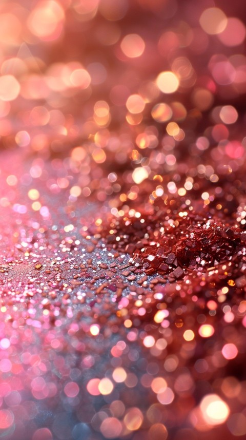 A photo of sparkling glitter in gold and rose gold pastel colors (7)